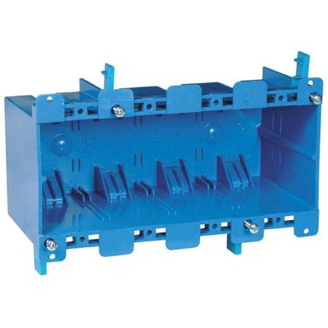 4-gang plastic electrical box|shallow 4 gang electrical box.